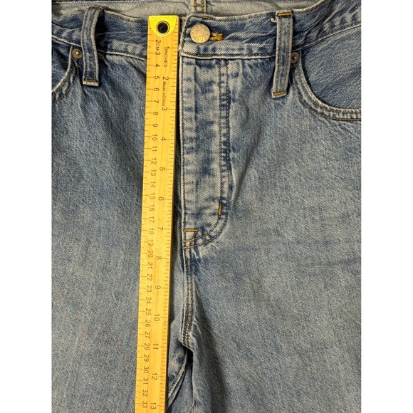 J.Crew Slim Boyfriend Premium Edition Patchwork Light Wash Blue Jeans Size 32 ** - Picture 8 of 12